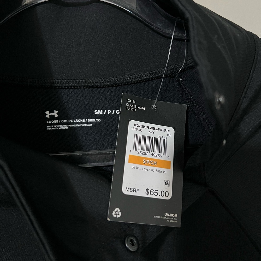 Under Armour Black Women's Pullover NEW w/tag SMALL - Picture 4 of 7
